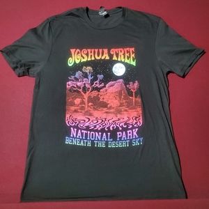 Joshua Tree - National Park Beneath The Desert Sky (Black) T-shirt